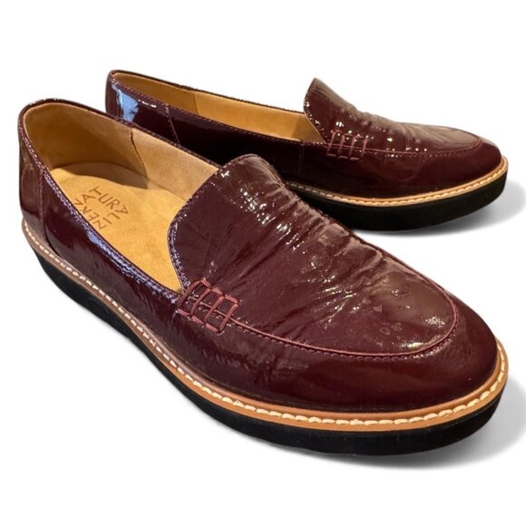 Naturalizer Andie Loafers – Women’s 8M – Burgundy Patent Leather – Great Cond - Picture 1 of 9